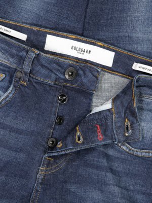 Jeans U2, Washed-Optik, Button-Fly, Slim Fit