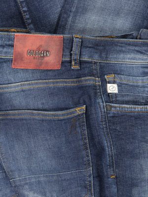 Jeans U2, Washed-Optik, Button-Fly, Slim Fit