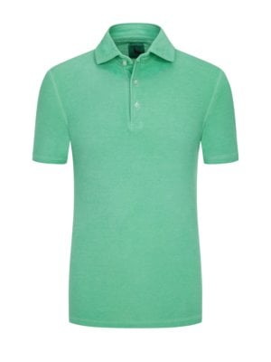 Poloshirt in Washed-Optik