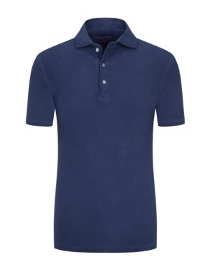 Poloshirt in Washed-Optik