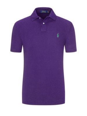 Poloshirt in Piqué-Qualität, Custom Slim Fit