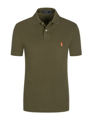 Poloshirt in Piqué-Qualität, Custom Slim Fit