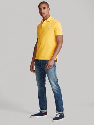 Poloshirt in Piqué-Qualität, Custom Slim Fit