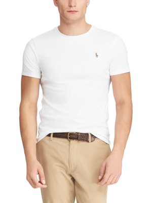 T-Shirt aus Pima-Baumwolle, Jersey, Custom Slim Fit
