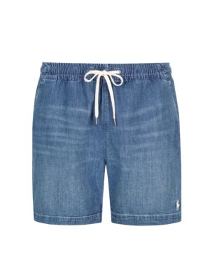 Leichte Jeans-Shorts in Bermuda-Form 
