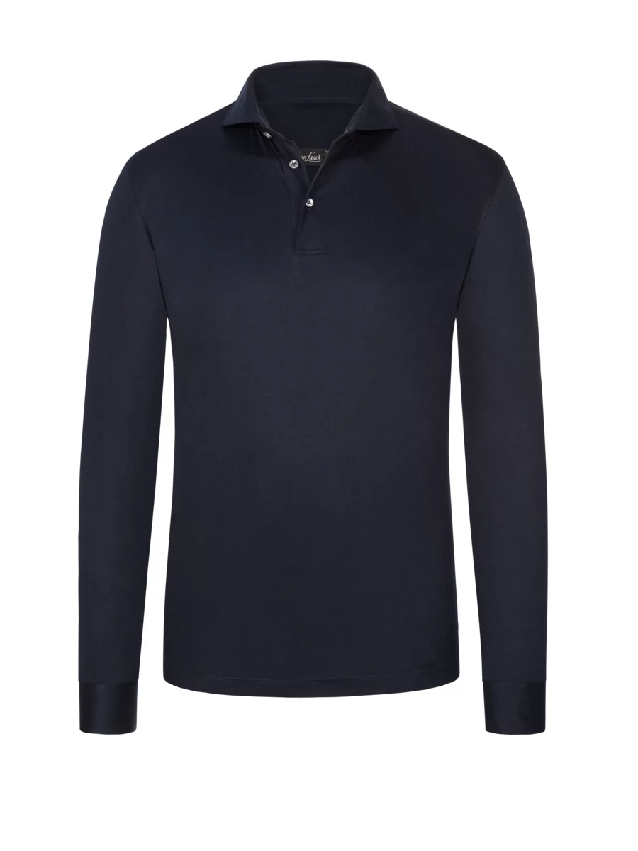 Unifarbenes Langarm-Poloshirt, Custom Slim Fit, Polo Ralph Lauren, bordeaux  | Eckerle