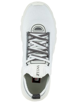 Sneaker Sock-Runner mit Merino-Details