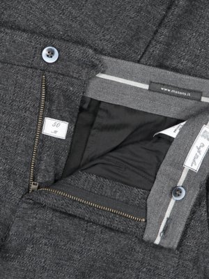 Chino in Wolloptik, Torino, Slim Fit