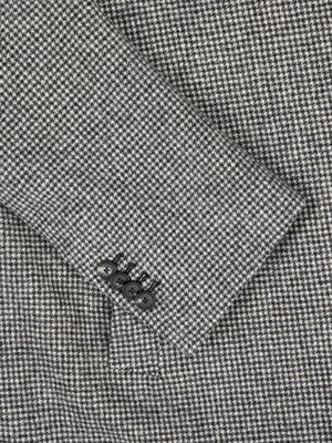 Mantel aus Schurwolle in Pepita-Muster