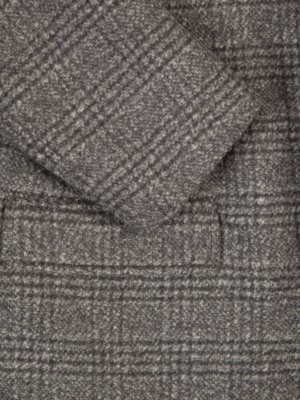 Mantel im Wollmix, mit gesteppter Blende