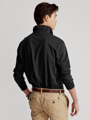 Jersey-Poloshirt in softer Pima-Cotton-Qualität, Slim Fit
