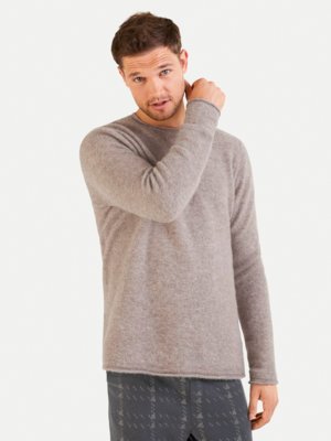 Pullover mit Alpaka-Anteil, O-Neck