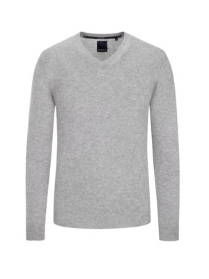 Kaschmirpullover, V-Neck