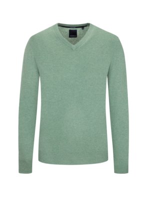 Kaschmirpullover, V-Neck