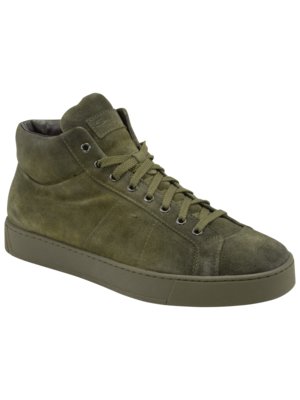 High Top Sneaker aus Wildleder