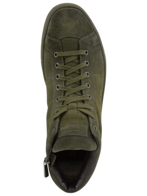 High Top Sneaker in Wildleder