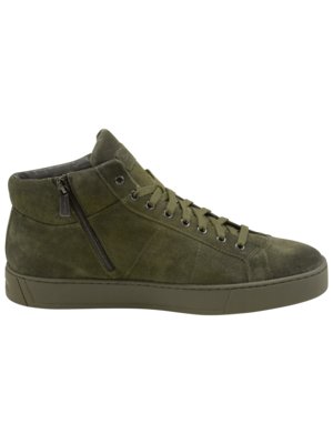 High Top Sneaker aus Wildleder