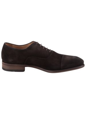 Oxford Businessschuh in Veloursleder