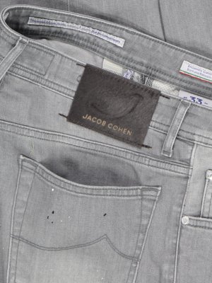 Jeans J622 in Used-Optik, Stretch, Slim Fit