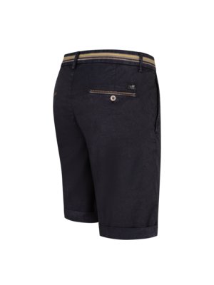 Bermudas im Leinen-Mix, Slim Fit