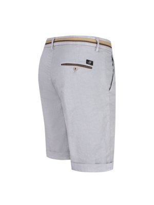 Bermudas im Leinen-Mix, Slim Fit