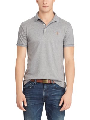 Poloshirt in softer Pima-Cotton-Qualität, Slim Fit