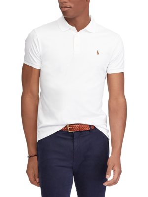 Poloshirt in softer Pima-Cotton-Qualität, Slim Fit