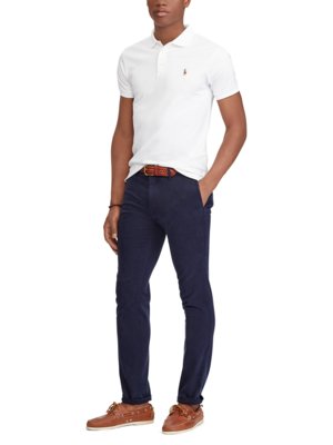 Poloshirt in softer Pima-Cotton-Qualität, Slim Fit