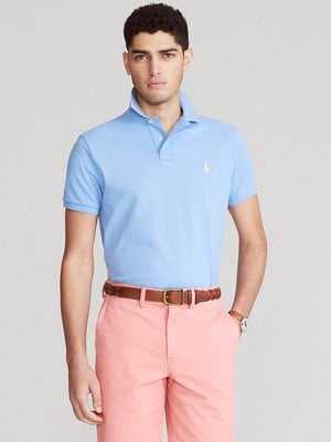 Poloshirt in Piqué-Qualität, Custom Slim Fit