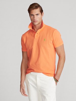 Poloshirt-in-Piqué-Qualität,-Custom-Slim-Fit