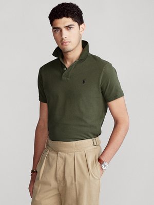 Poloshirt in Piqué-Qualität, Custom Slim Fit