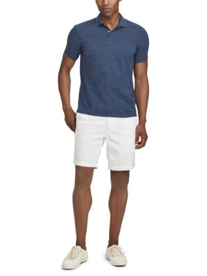 Poloshirt in Piqué-Qualität, Custom Slim Fit