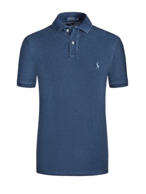 Poloshirt in Piqué-Qualität, Custom Slim Fit