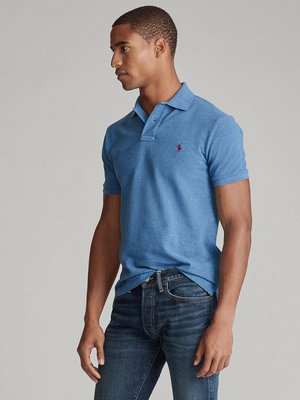 Poloshirt-in-Piqué-Qualität,-Custom-Slim-Fit