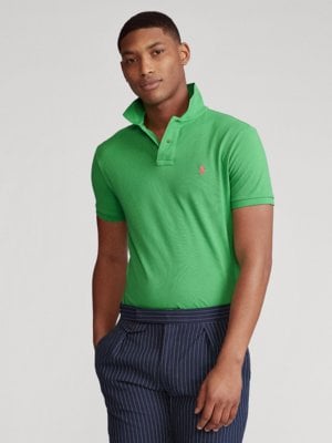 Poloshirt in Piqué-Qualität, Custom Slim Fit