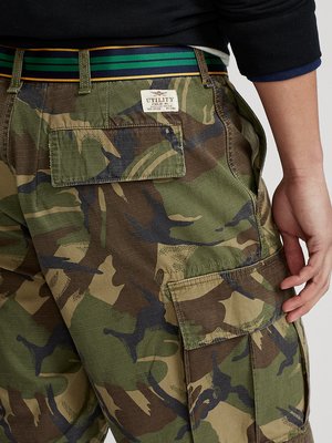 Bermuda mit Camouflage-Muster, Relaxed Fit