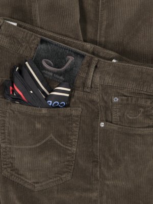 5 Pocket-Hose J688 im Breitcord, Stretch-Anteil