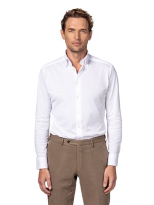 Hemd in Piqué-Qualität, Slim Fit