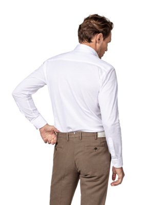 Hemd in Piqué-Qualität, Slim Fit