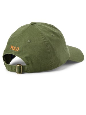 Sport-Cap aus Baumwolle mit Logo-Stitching