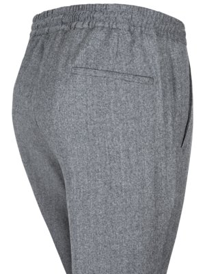 Business-Joggpants aus weicher Wolle