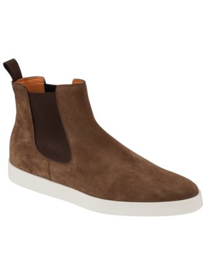 Chelsea-Boots aus Veloursleder mit Sneaker-Sohle