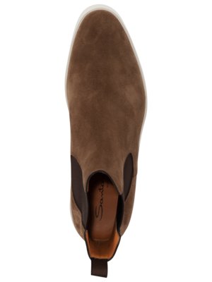 Chelsea-Boots aus Veloursleder mit Sneaker-Sohle