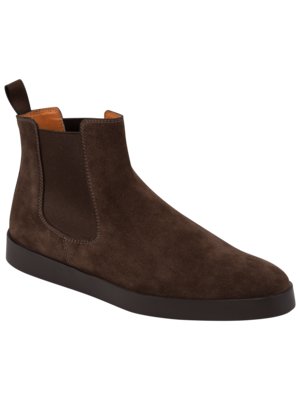 Chelsea-Boots aus Veloursleder mit Sneaker-Sohle