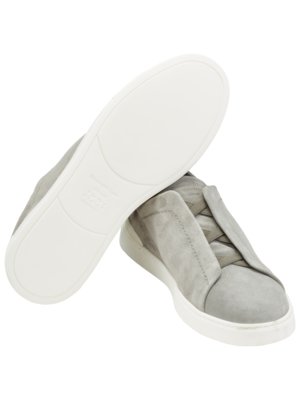 Sneakers-aus-Veloursleder-mit-elastischer-Schnürung