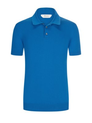 Poloshirt in Strick-Optik