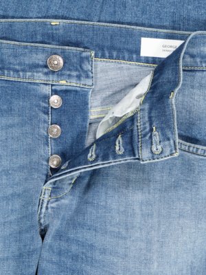 Jeans George, Washed-Optik, Stretch, Skinny Fit