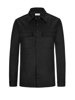 Leichtes Overshirt im Lyocell-Mix