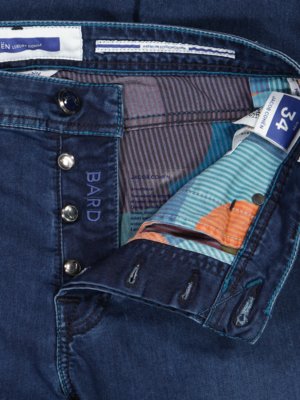 Jeans-Bard-(J688),-Denim-Blue,-Stretch,-Slim-Fit