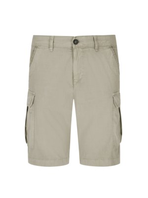 Leichte Cargo-Bermuda-Shorts im Washed-Look